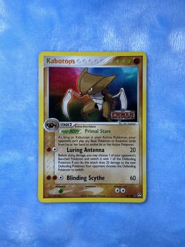 Kabutops 10/108 Reverse Holo Rare Stamped EX Power Keepers