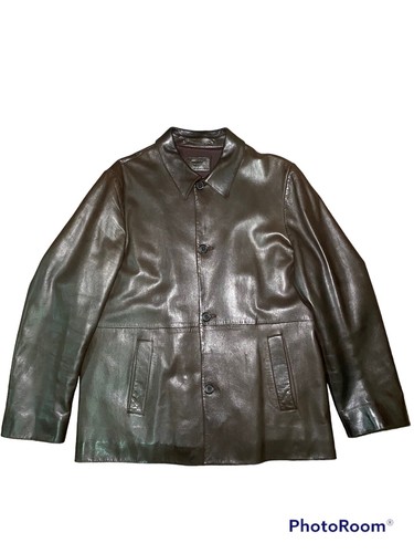 Vintage PRADA Leather Jacket Brown Size 50 Made In Italy | eBay Vintage PRADA Leather Jacket Brown Size 50 Made In Italy | eBay