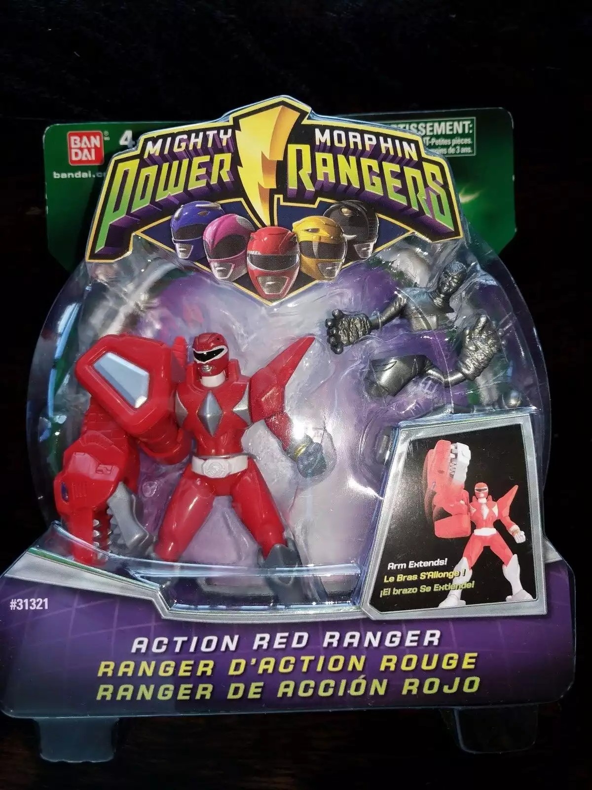 Vintage Mighty Morphin Power Rangers - Action Red Ranger