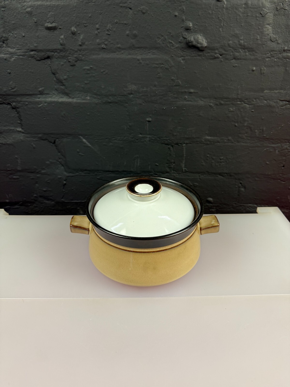 Denby Country Cuisine Covered Casserole Serving Dish 17.5 cm x 9.5 cm