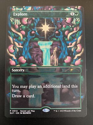 1 X Explore 0012 Promo Non-Foil MTG Secret Lair Play NM English