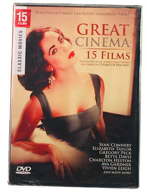 Great Cinema: 15 Films (2-disc* DVD 2010) Jane Eyre Call of the Wild Jungle Book