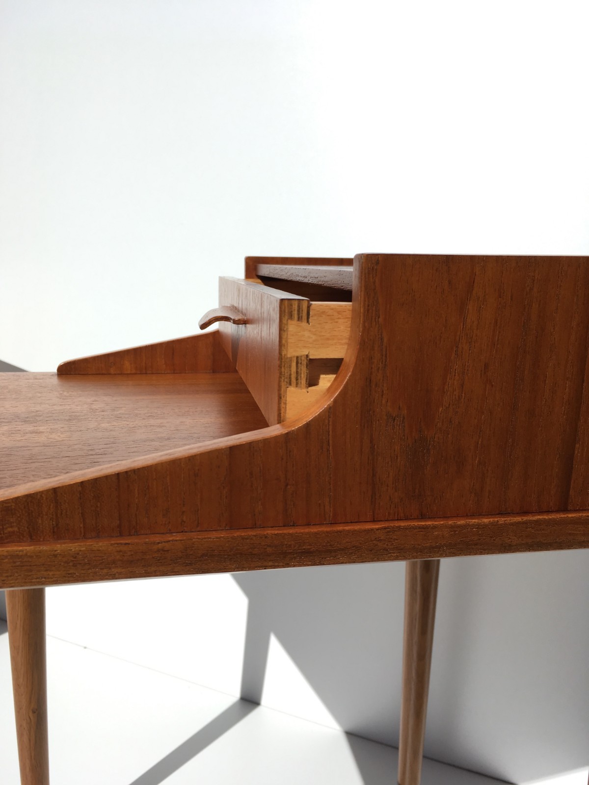 SALE! Danish Mid Century Modern Teak Nightstands Night Stand Side End Tables