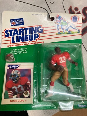 1988 Roger Craig Starting Lineup Super Clean