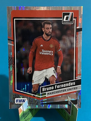 2023-24 Panini Donruss Silver Foil Bruno Fernandes #95