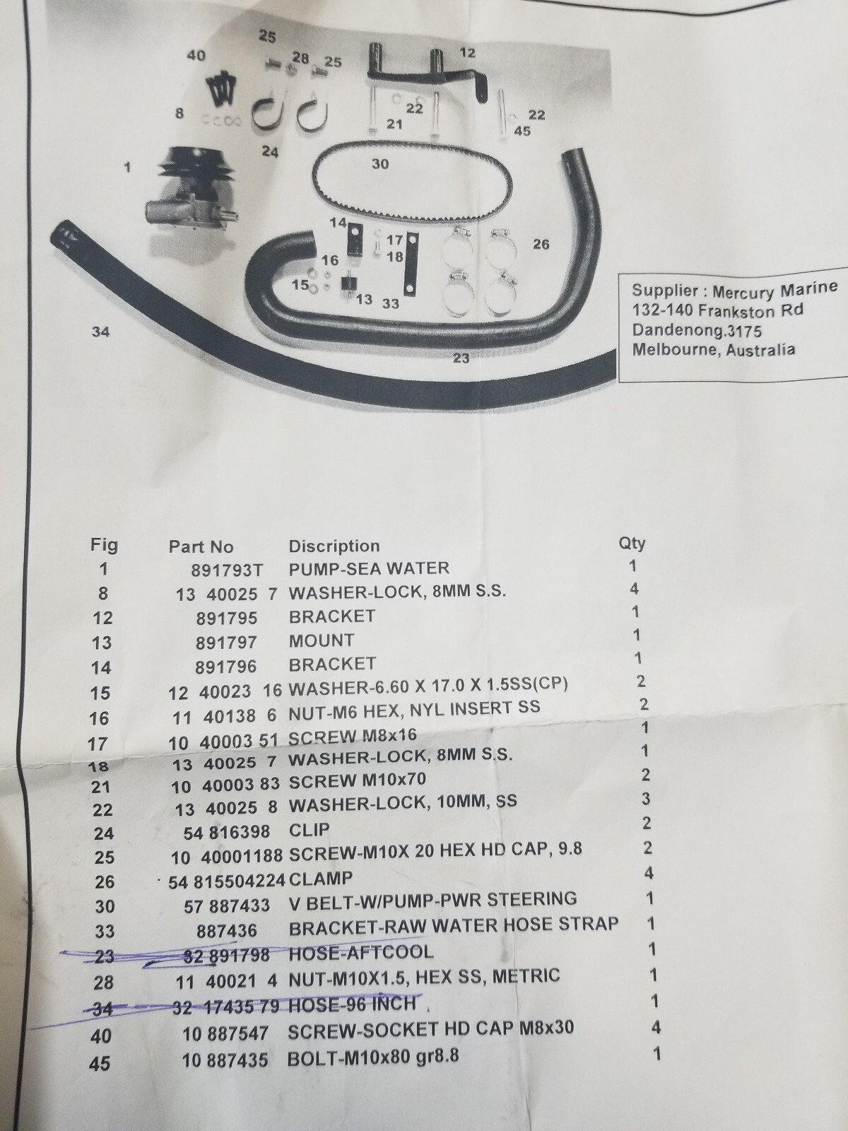 JABSCO 891793T PUMP - Picture 2 of 4