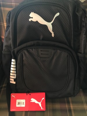 Puma Contender 3.0 Black Padded Shoulder Strap 19.5'' Sport Backpack NWT