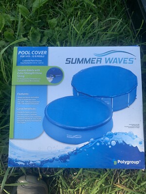 Summer Waves P52150003138 Pool Cover for 10-15ft Pools Intex
