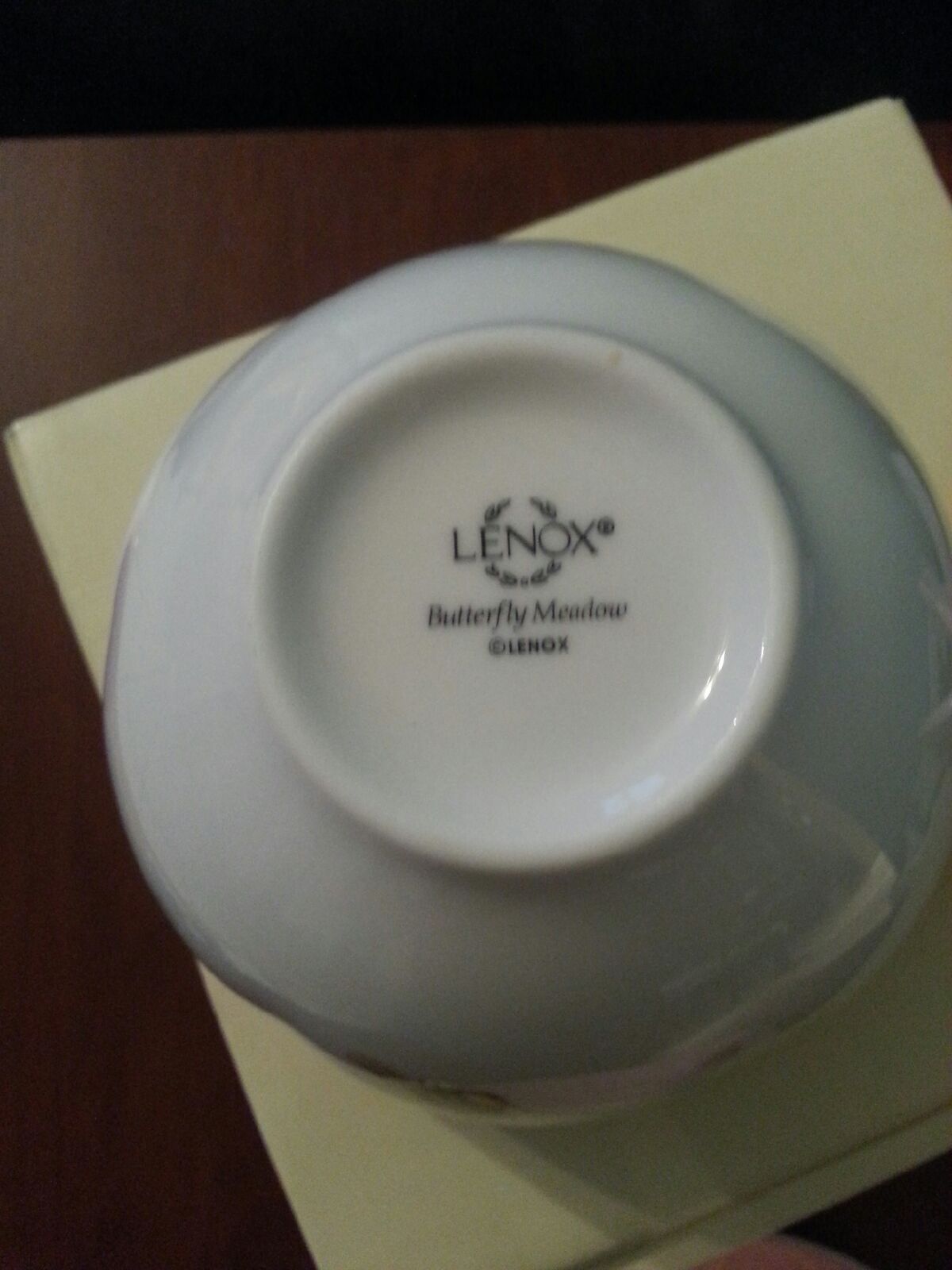 Lenox Butterfly Meadow Pink Cup and Saucer Set