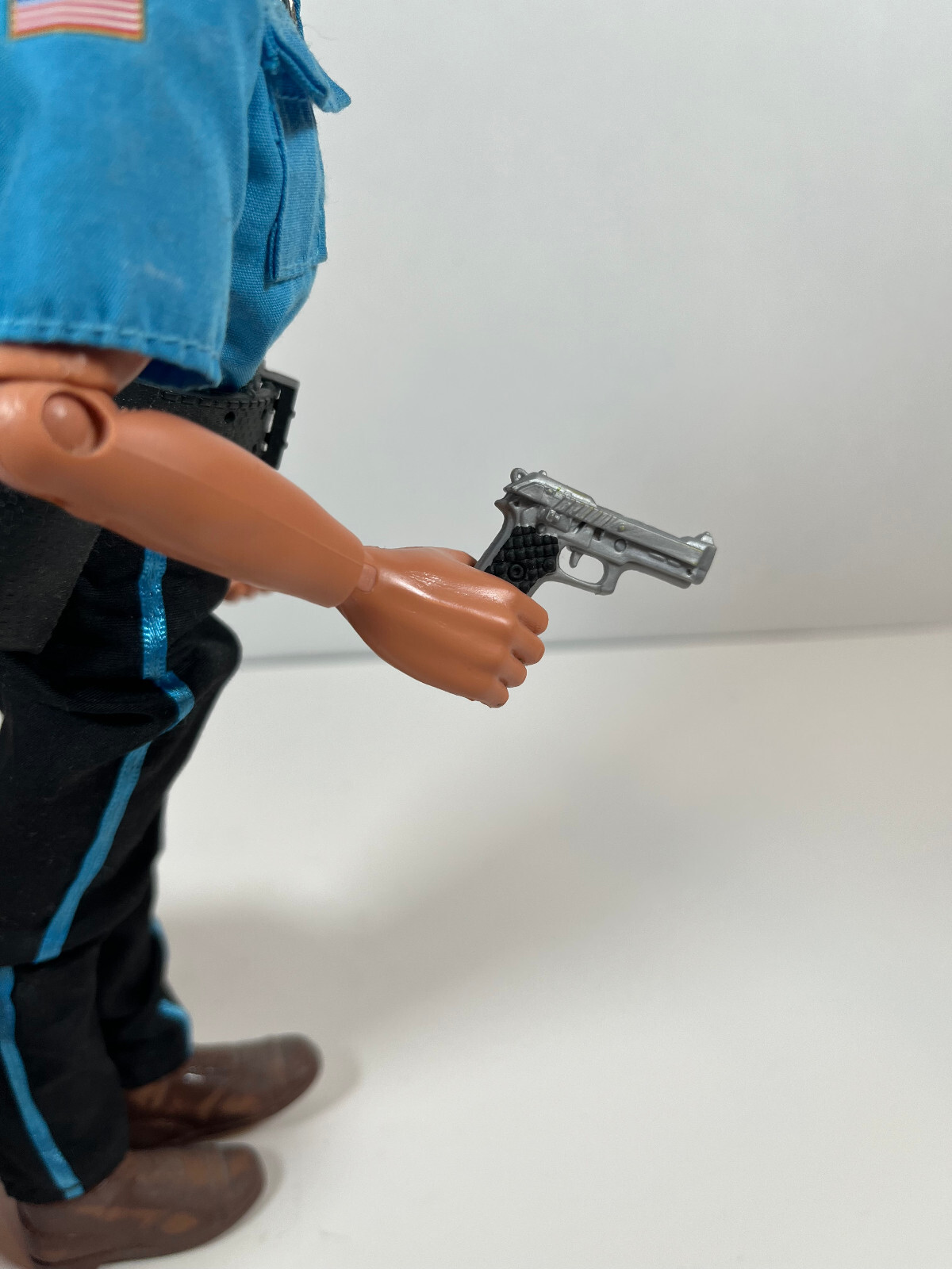 GI Joe TROUBLE AT PROSPERITY BANK 12" Figure 1/6 Scale 1999 Hasbro Police