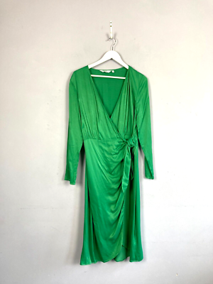 Other stories green wrap cheap dress