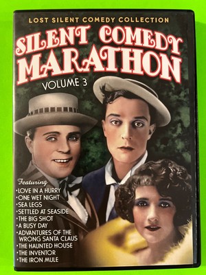 Silent Comedy Marathon: Volume 3 (Very Good DVD Disc Set) + With Free Shipping