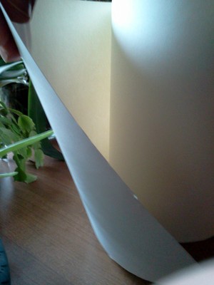 BULK ROLL OF HEAVY WEIGHT PAPER