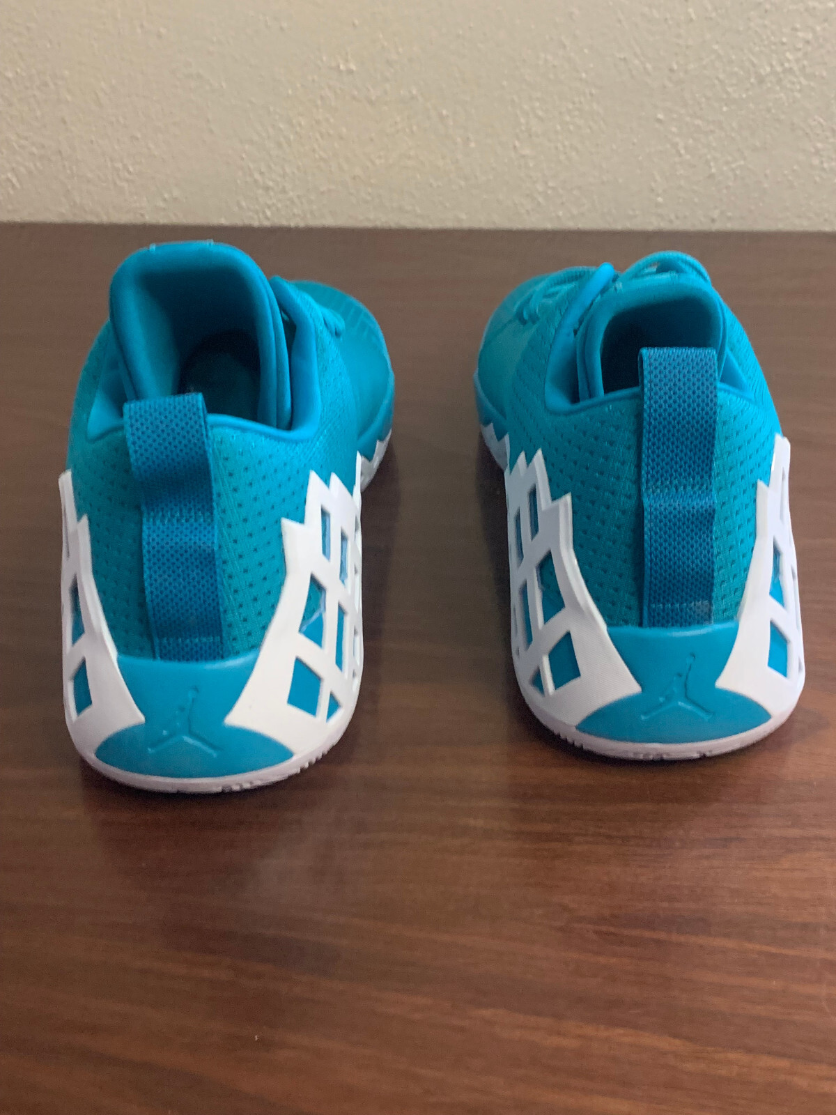 2019 Jumpman Diamond Low Promo Tagged Basketball Shoes Teal/Orchid Size 16