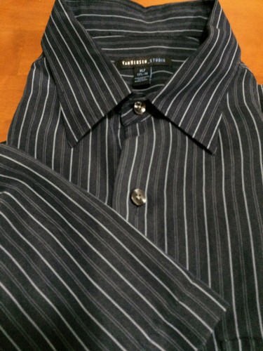 トップス ~60s Van Heusen / stripe shirt Vtg 60/70s Mens Van Heusen Stripe Button Down Shirt