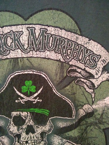 Dropkick Murphys T-Shirt 2XL Pirate Shamrock Cannons DKM