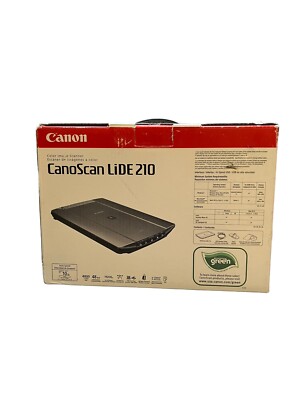 New Canon CanoScan LiDE210 Flatbed Scanner USB Color Image Still In Packages