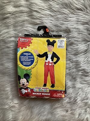 Mickey Mouse Clubhouse Costume 2 Piece Set Toddler 3-4