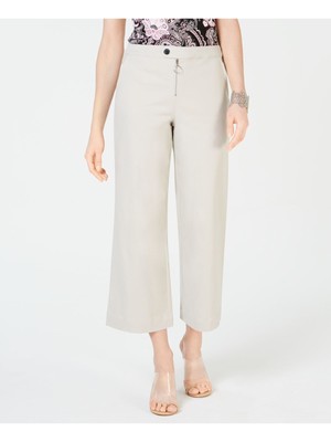 INC Womens Beige Wear To Work Wide Leg Pants 16