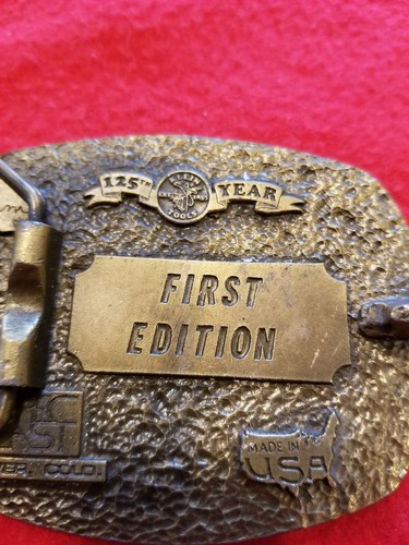 Vintage Klein Tools First Edition Belt Buckle 125 Years 1857 -1982-USA