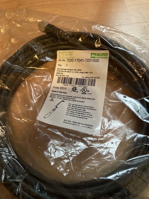 Murr Elektronik 7000-17041-7221000 Anschlusskabel Stecker Sensor Aktor