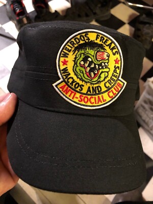WEIRDOS CAR CULTURE CADET CAP OR BUCKET CAP YOUR CHOICE BLACK