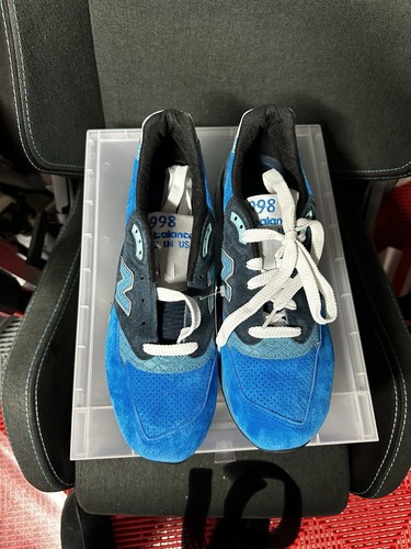 New Balance 998 スニーカー 青/黒/水色　26㌢ New Balance 998 Sneakers | Blue | FARFETCH