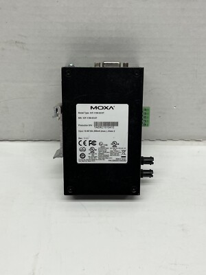 MOXA ICF-1150-M-ST Indust. Rs-232/422/485 To fbr Optic Cnvrter, USED