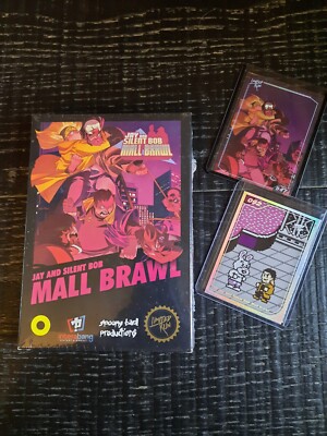 Jay and Silent Bob Mall Brawl Classic Factory SEALED Yellow Cart NES