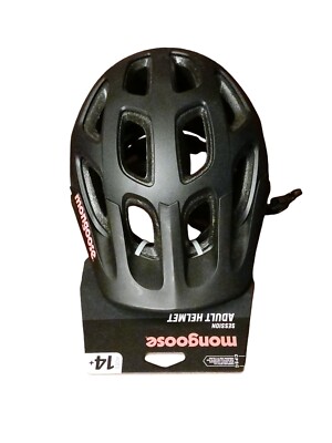 Mongoose Session Adult Bicycling Helmet - Black