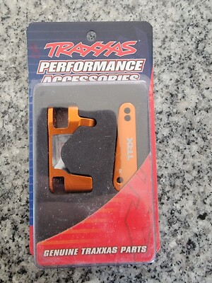 TRA6832A Alum Caster Block's C-Hubs Orange 2 Slash Stampede Rustler 4x4 ONLY NIB