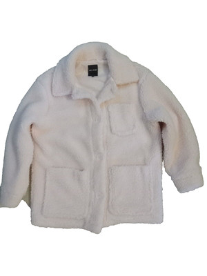 Me Jane Women's Fleece Sherpa Lined Pink Jacket Size S