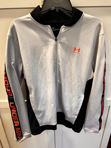 UNDER ARMOUR MD ジャケット オレンジ/ネイビー 14a615fa679c890417159772203146