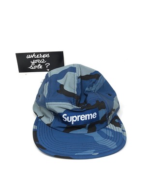 supreme blue camo hat