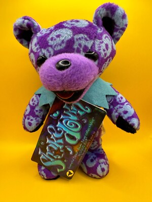 GRATEFUL DEAD BEAN BEAR - BY LIQUID BLUE - ''SHAKE DOWN'' BEAR - NEW WITH TAGS RAR