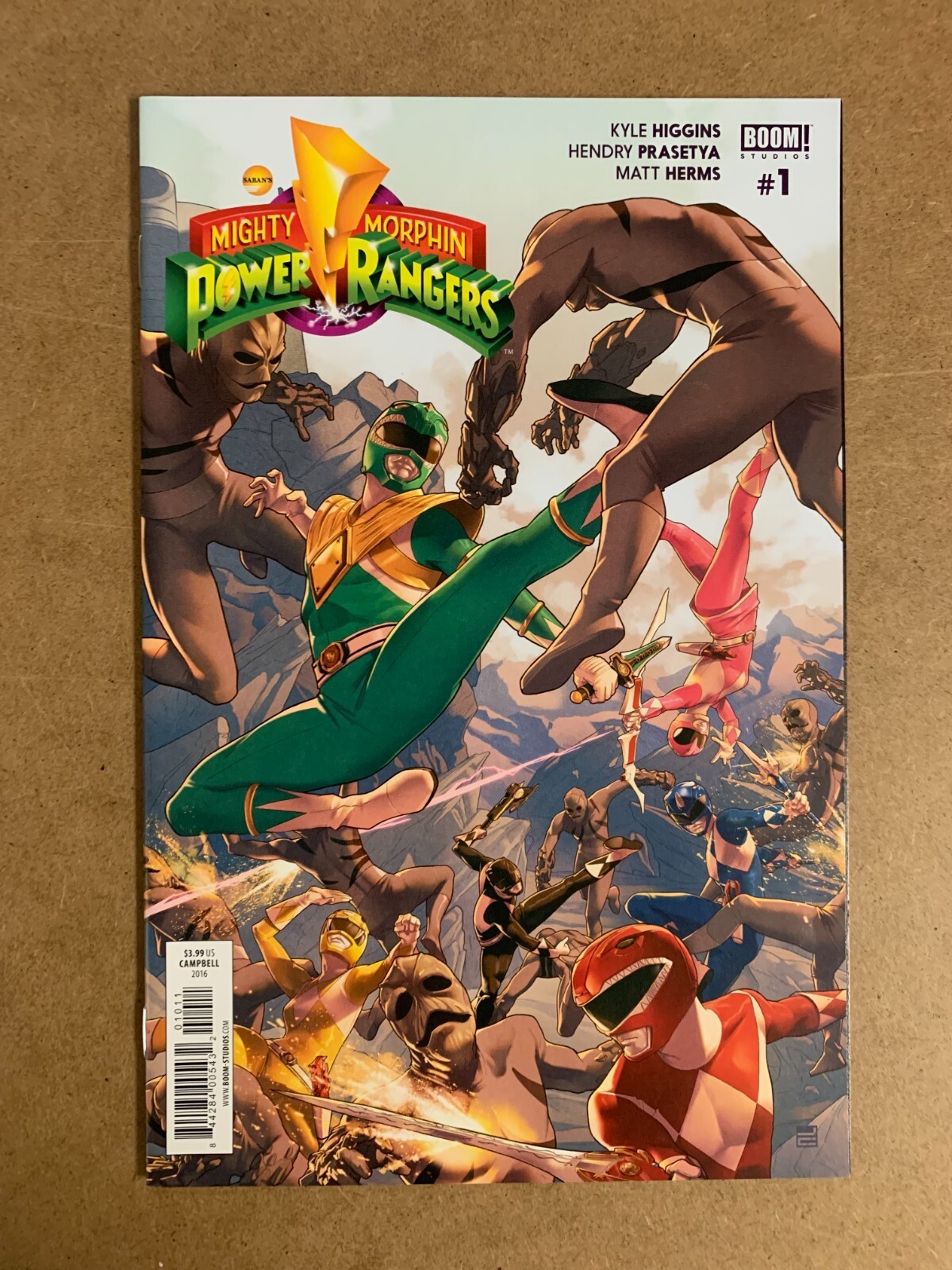 アメコミリーフ Mighy Morphin Power Rangers #1 Mighty Morphin / Power Rangers #1 Limited Edition: Parrott