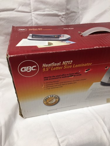GBC HeatSeal H212 9.5-Inch Jam Free Series Pouch Letter Size Laminator