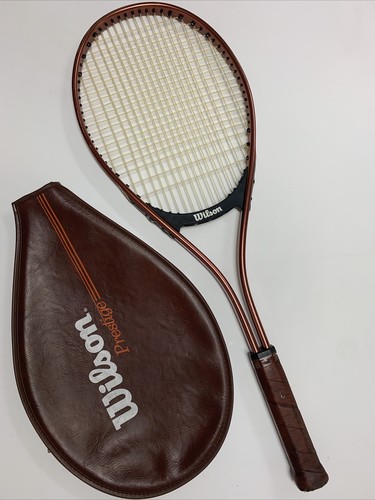 Wilson Prestige Midsize Aluminum, 4 1/4, Strung, Cover, Excellent Condition