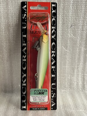 Lucky Craft Slender Pointer 112MR ~ Suspending Jerkbait ~NIP MAT Pumpkin