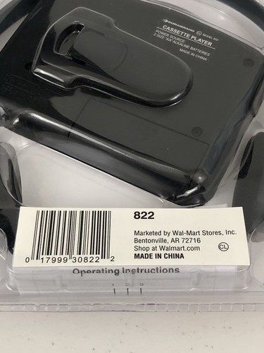 Durabrand Personal Portable Cassette Player Model 822 Bass Boost New