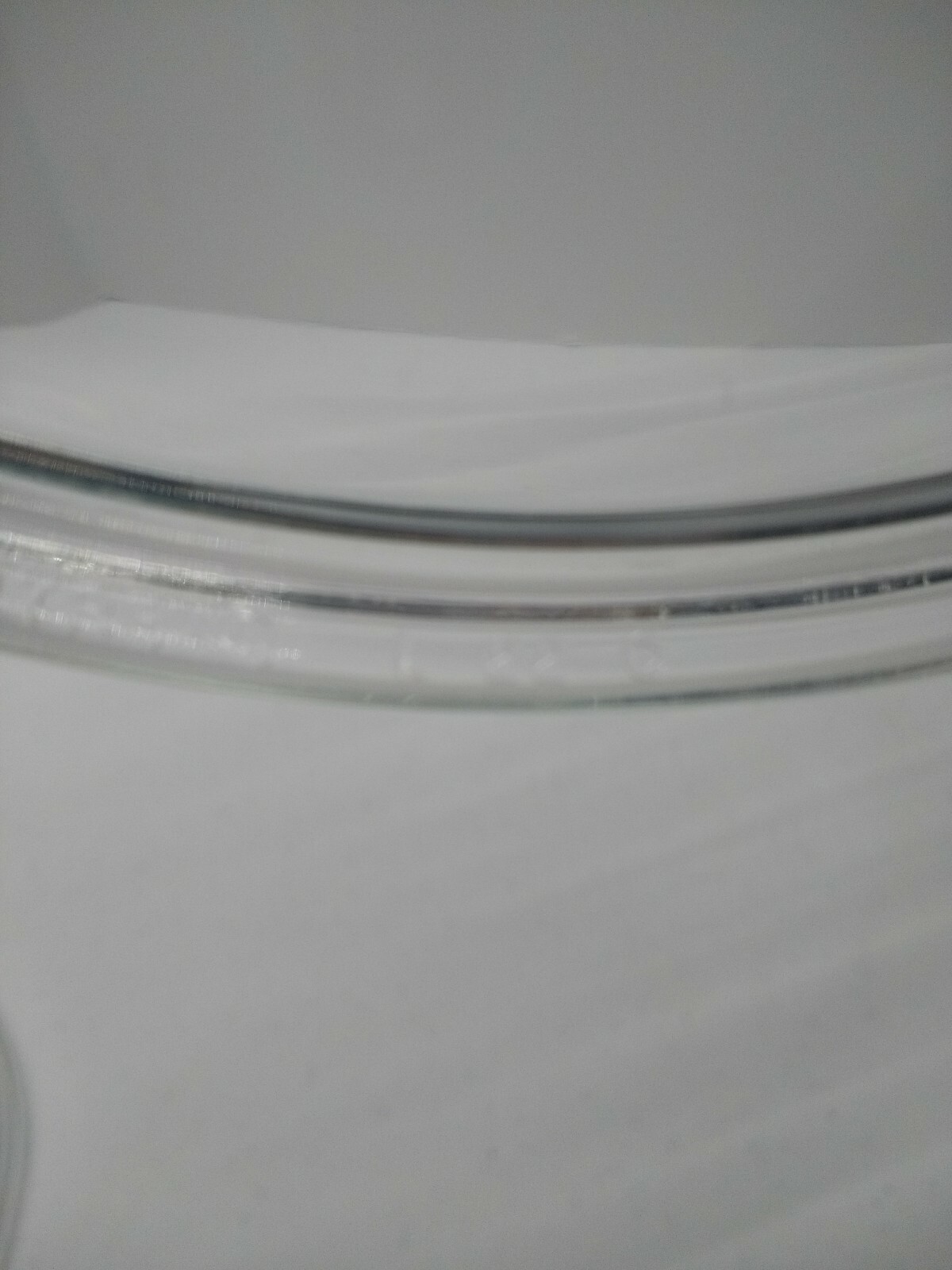 Pyrex L 22 C replacement lid round molded handle clear glass 9 inches circle