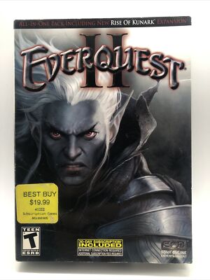 EverQuest II: Rise of Kunark All-In-One Pack Big Box (PC, 2007)