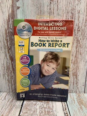 Interactive Digital Lessons:How to Write a Book Report : 80 Screen Pages.NIP
