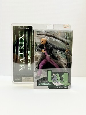 The Matrix Reloaded Morpheus Series 1 Parking Garage Scene McFarlane 2003 New