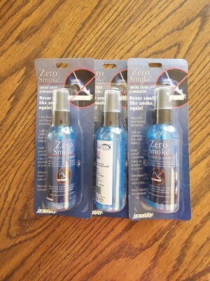 Lot of 3 Zero Smoke Smoke odor Eliminator 2 Fl oz