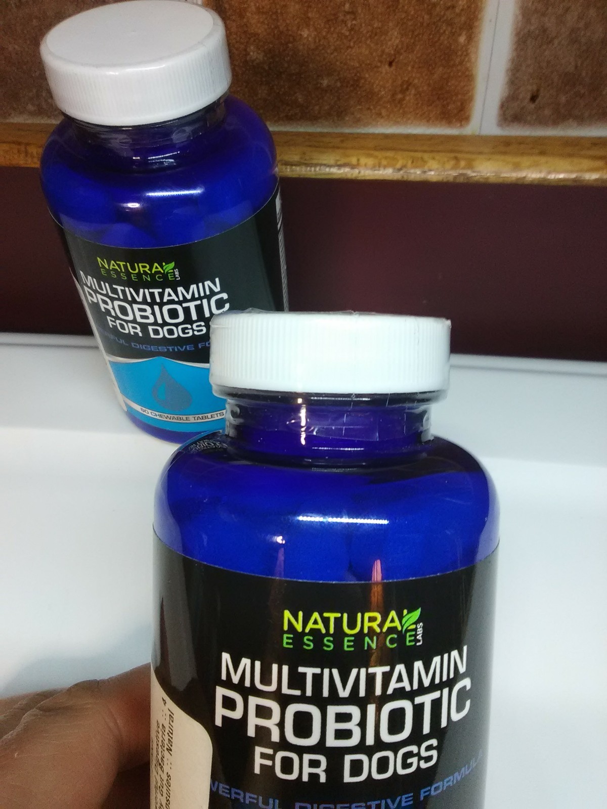 Dogs Multivitamin probiotic Natural Essence Digestion LOT- 2- 60 Chewables 2/20