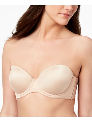 

INC Intimates Бежевый бюстгальтер на косточках с трансформируемыми бретельками в 10 направлениях, 100026887