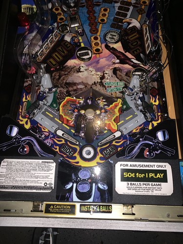 HUO Sega HARLEY DAVIDSON MOTORCYCLE Pinball Machine