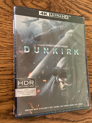 Dunkirk (Ultra HD, 2017) 4K Blu Ray New