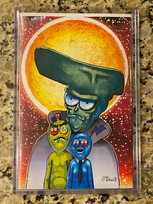 RICK AND MORTY: TROVER SAVES THE UNIVERSE #1 JUSTIN ROILAND VIRGIN EXCL LTD 500